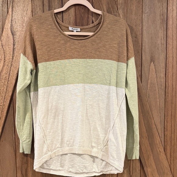 Madewell Linen Cotton Blend light weight Sweater size S - Picture 1 of 8
